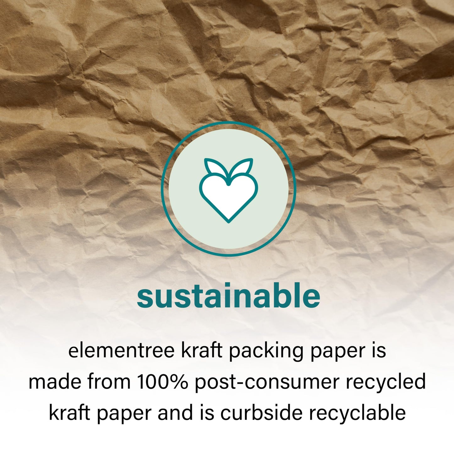 Elementree Brown Packing Paper Sheets for Moving & Shipping - 1500 Count (1375 Feet) - 14.5" x 11" Sheet Size - Sustainable Void Fill Packaging Made in the USA - Kraft Paper Thickness (00919)