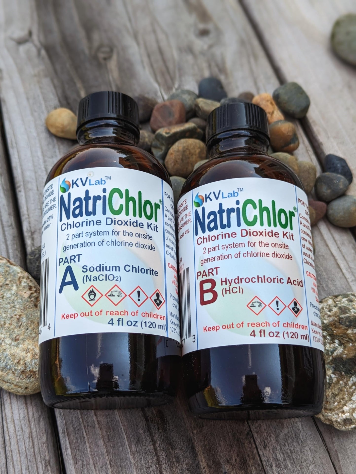 NatriChlor The Original CD w/HCL in Glass Extra Large 8 oz Total