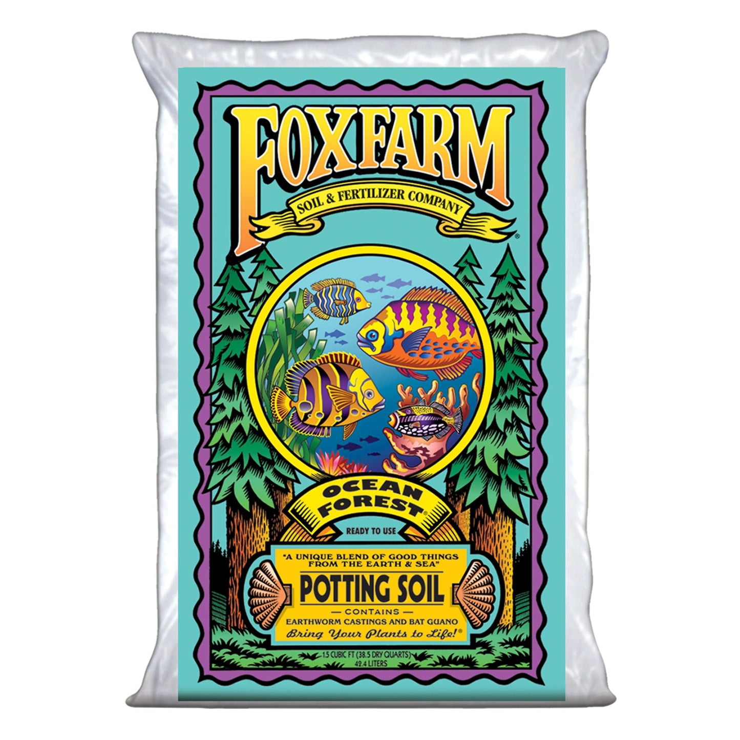 FoxFarm Ocean Forest Potting Soil â All-Purpose Container Mix, 1.5 Cubic Feet