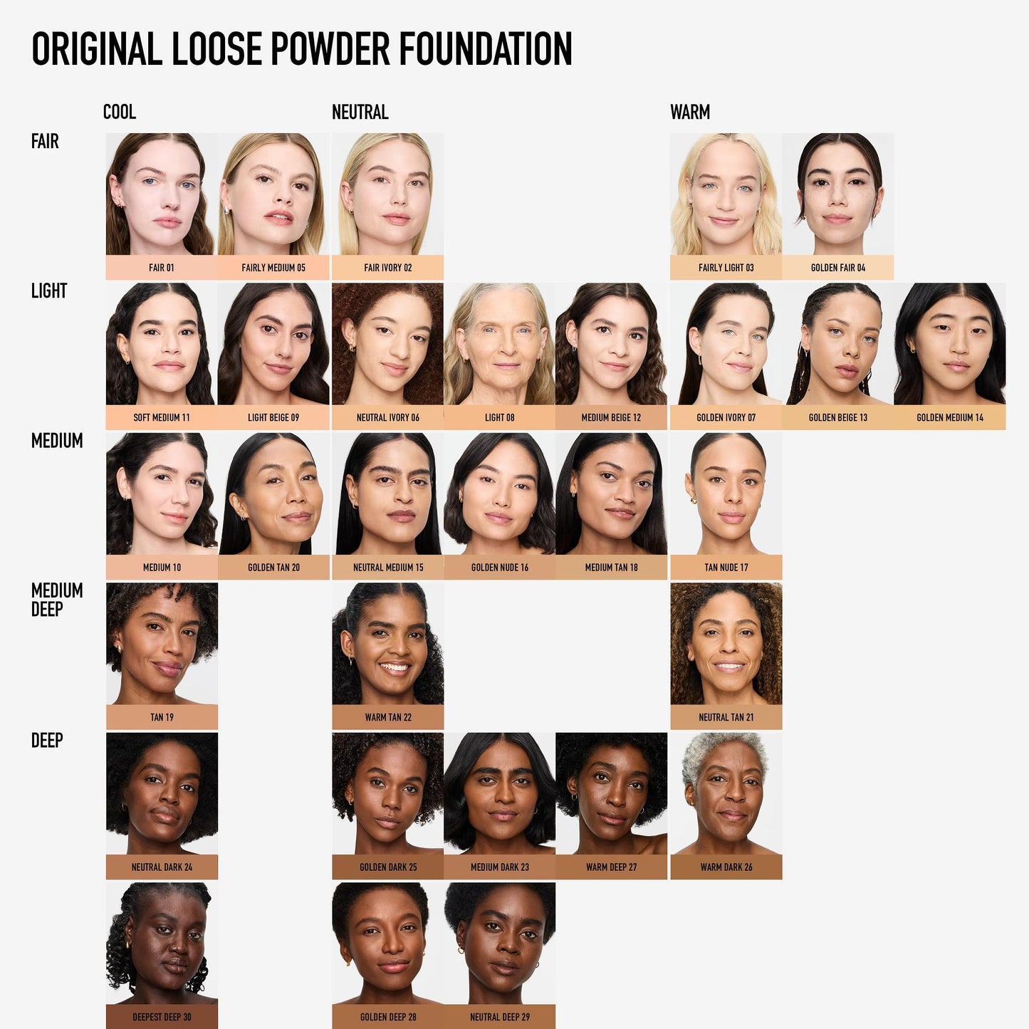 Original Loose Powder Foundation SPF 15, Fairly Light 03, Vegan, Cruelty-Free & Dermatologist-Tested