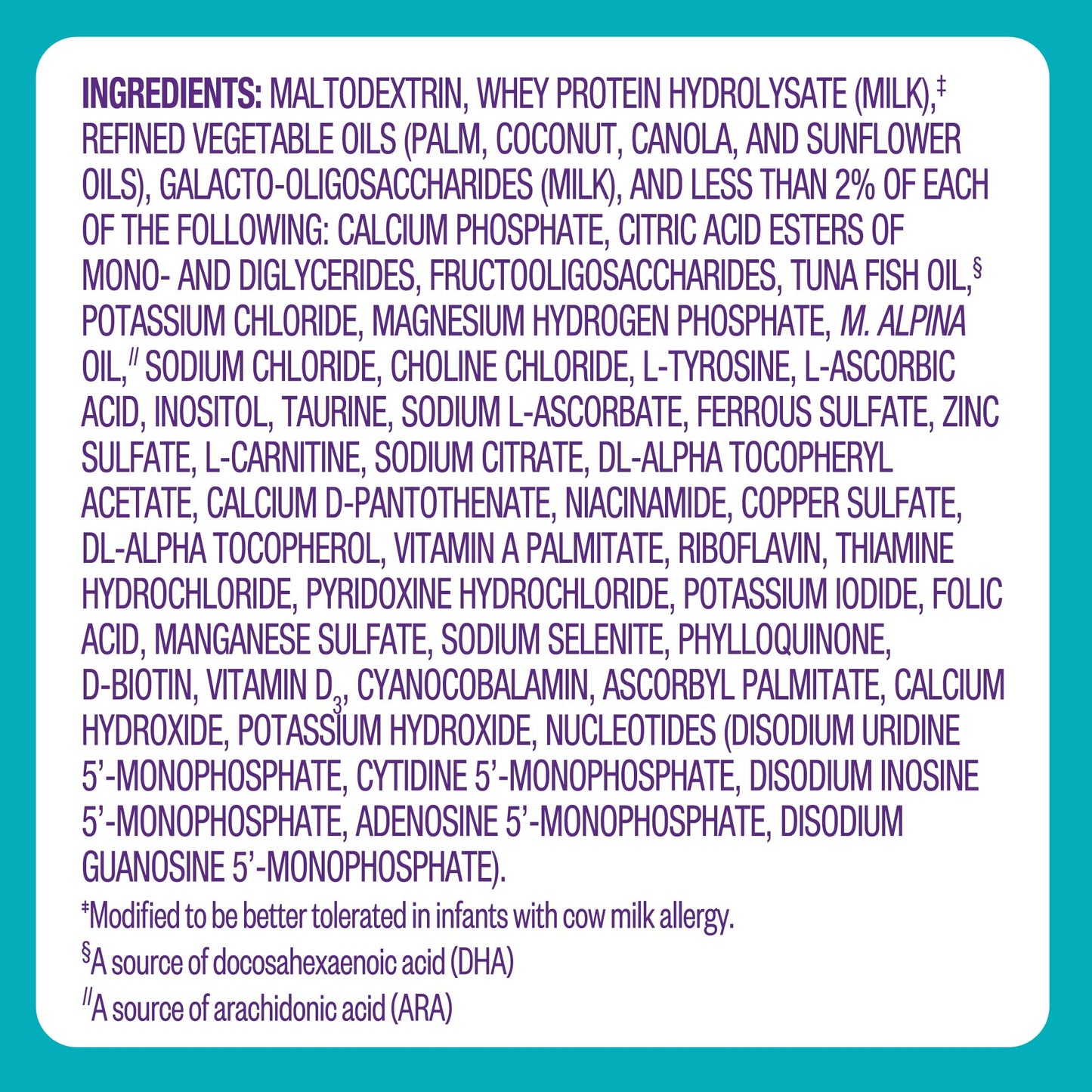 Pepticate Baby Formula, Hypoallergenic Powdered Infant Formula for Cow Milk Allergy, with Omega 3 DHA, ARA, Iron & Prebiotics, 13.2oz (Pack of 4)