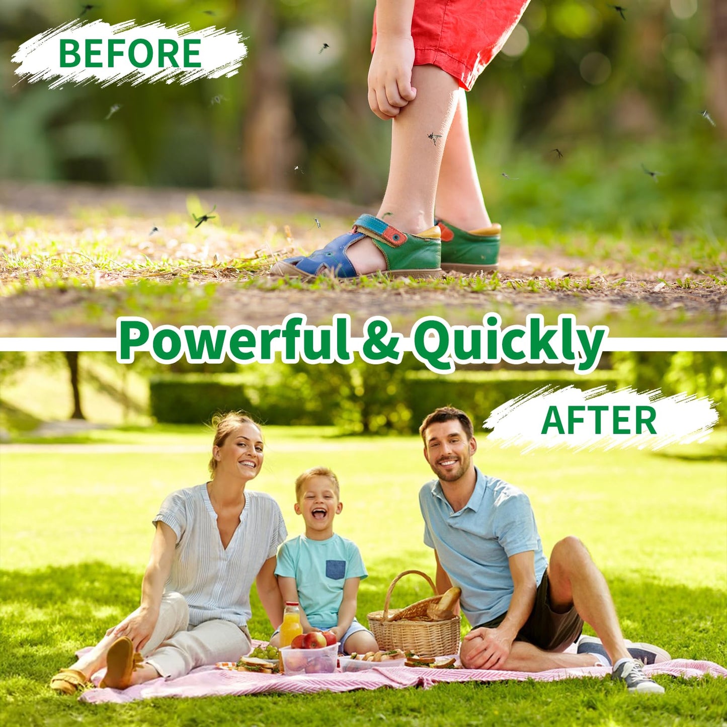 Natural Mosquito Repellent Outdoor Patio Pills, Peppermint Oil 10 Pcs Natural Mosquito Repellant Balls, Safe for Kids & Pets, Bug Deterrent for Home & Patio, Keep Mosquitoes Camping Travel Fishing