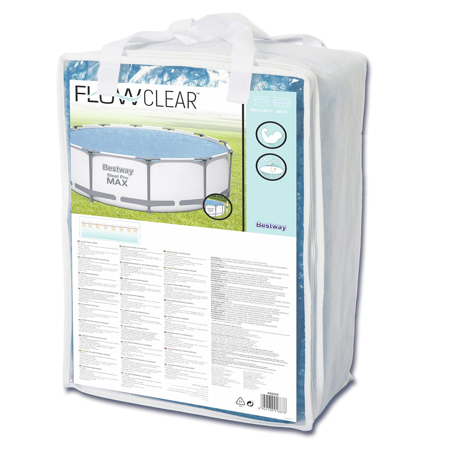Bestway Flowclear 12' Solar Pool Cover