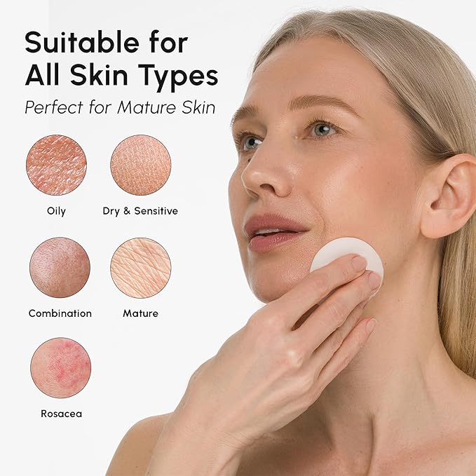 MAREE Glycolic Acid Pads Ã¢ÂÂ 200 Toner Pads for Face Cleansing Ã¢ÂÂ Facial Exfoliating Pad with Tea Tree Oil, Salicylic Acid & Vitamins E, B3, B5 Ã¢ÂÂ Acne Clearing Face Pad, Skin Pore Resurfacing & Radiance