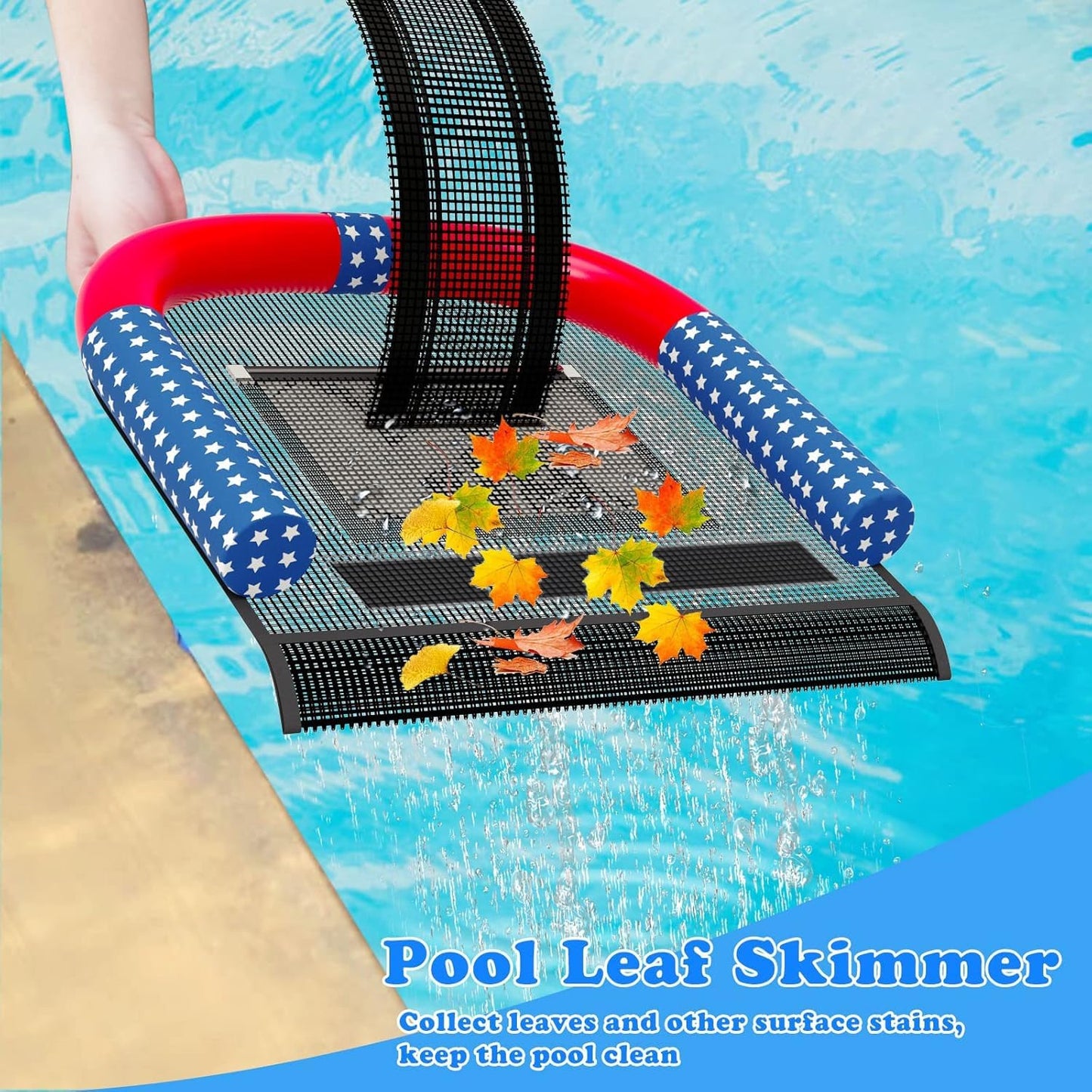 Animal Saving Escape Ramp with Pool Surface Skimmer Catcher, Floating Ramp Rescues, Pond & Pool Critter Escape Ramp Saving Frogs, Toads Animal Mice, Birds