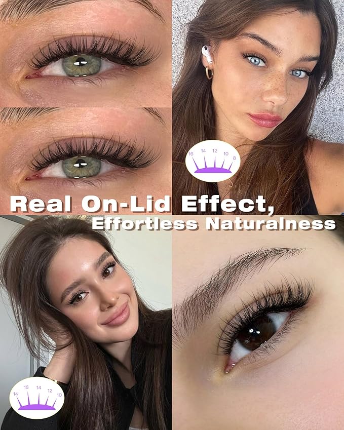 Wispy Lash Clusters Spider Natural Eyelash Clusters Breeze CD Curly Cluster Eyelash Extensions 8-16mm Daily Wear Cleangirl Makeup Cluster Lashes Faux Mink Individual Lashes for Comfortable Wear