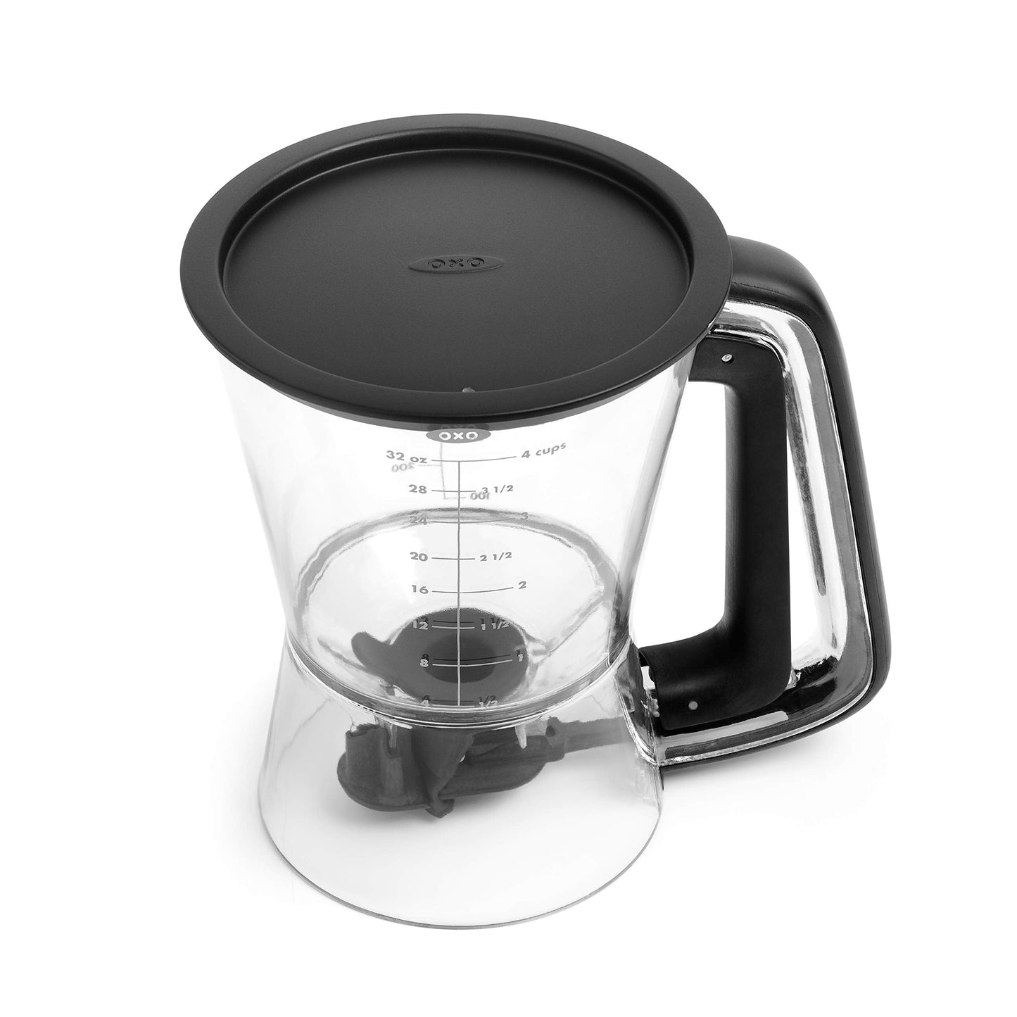 OXO Good Grips Precision Batter Dispenser & Good Grips 2QT Batter Mixing Bowl, White
