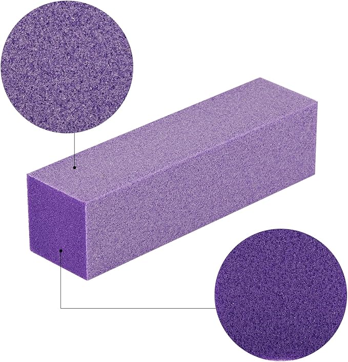 Nail Buffer Sanding Block Multicolor Natural and Acrylic Nail Buffing Blocks 20 Pack for Natural Nails