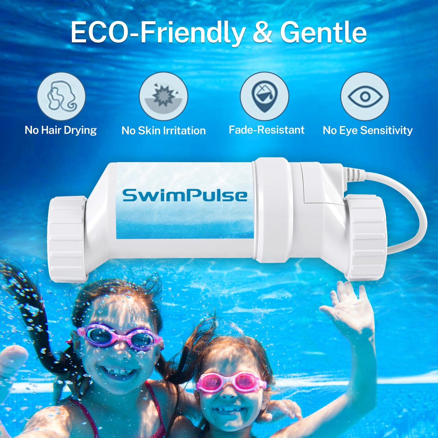 Swimpulse Salt Cell - up to 40,000 Gallons Swimming Pool Chlornie Generator,Salt Cell for Pool,Chlorination Pool Salt Cell Fits for Hayward W3T-CELL-15 BL1T15H