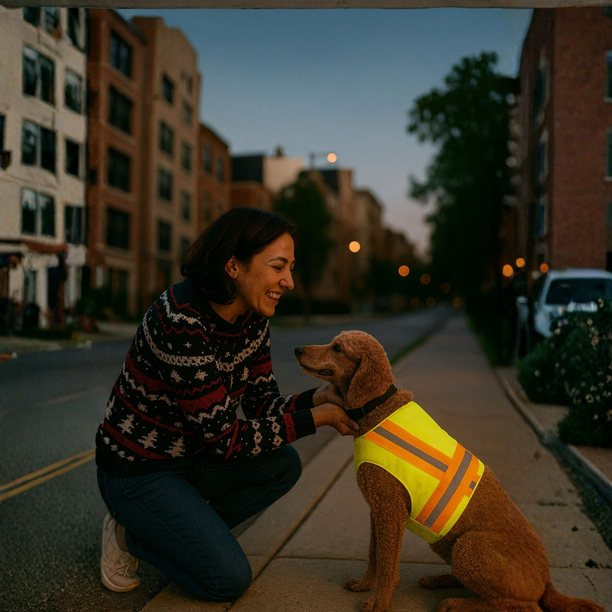 Reflective Dog Vest. High Visibility Yellow Safety Vest for Outdoors. Safeguard Your Dog with Easy to wear Adjustable and Breathable Reflective Gear (Small)