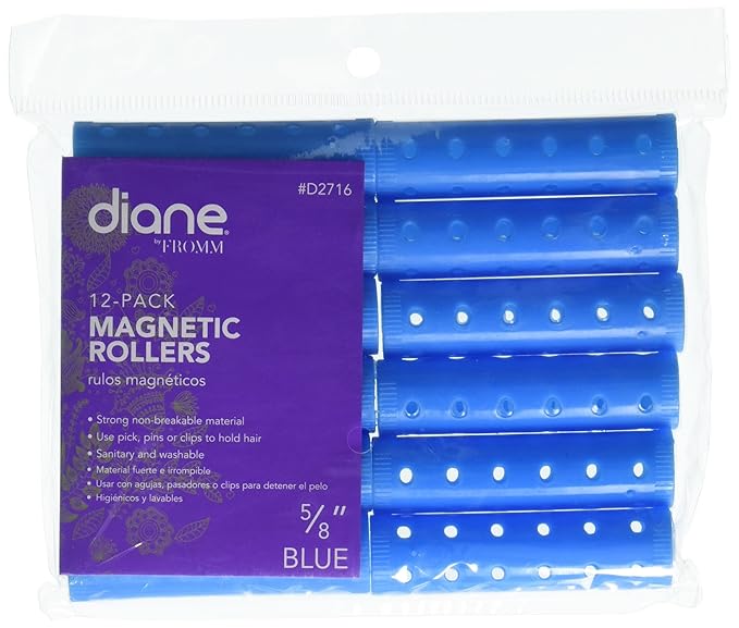 Diane Magnetic Roller - Blue - 12 Pack
