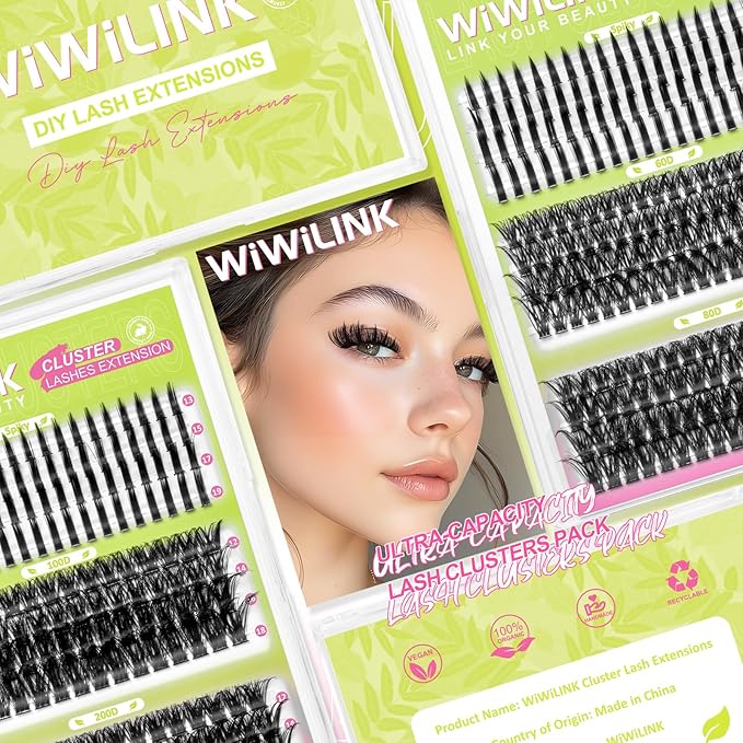 Lash Clusters with Spikes 60D 80D 100D 200D Individual Lashes 456PCS 12-18mm Spiky Manga Eyelash Clusters Wispy Cluster Eyelash Extensions D-curly DIY Lash Extension for Beginners