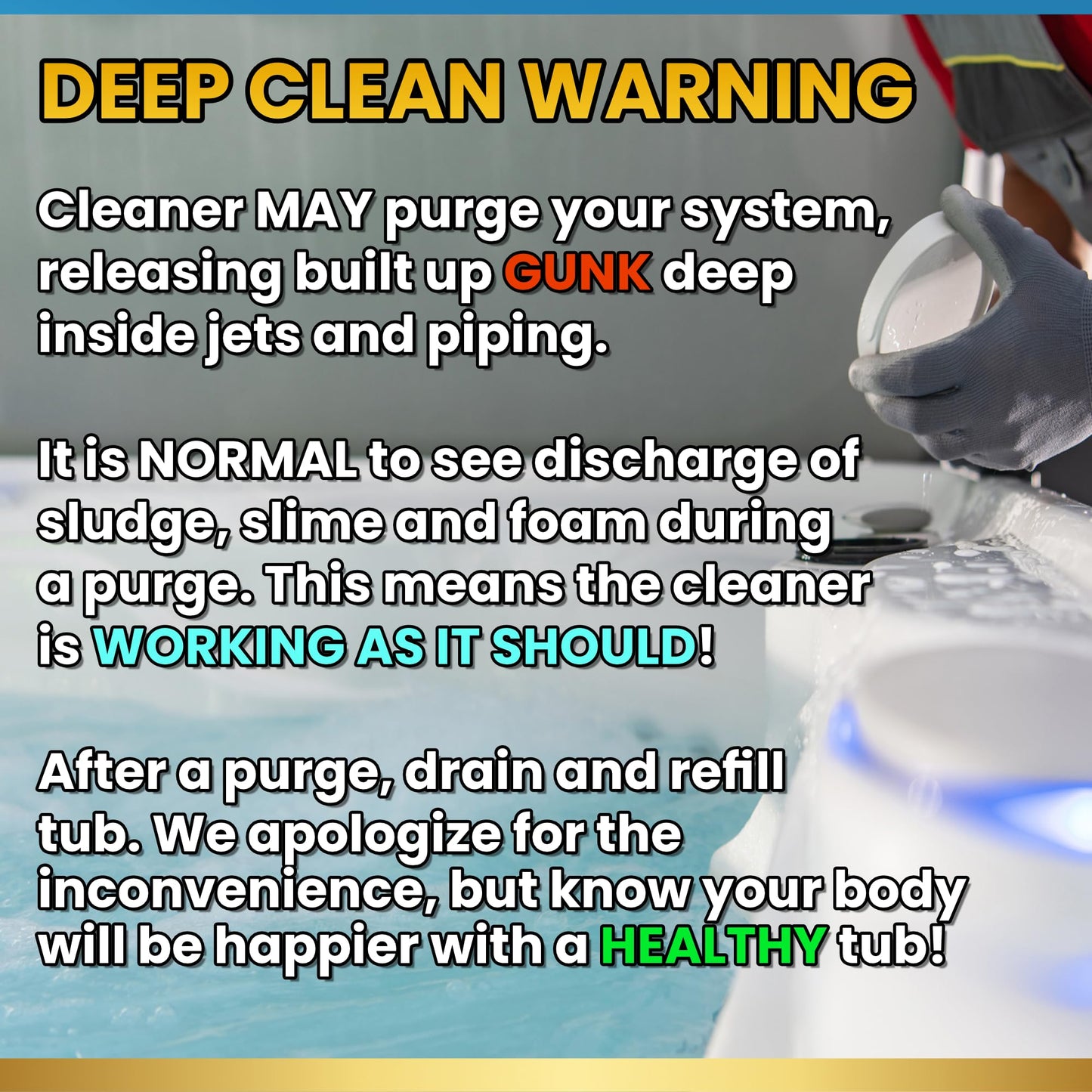ADIOS! 3-in-1 Spa Cleaner - Clarifies Water, Stops Scum and Removes Foam, Works with Chlorine and Bromine 16oz