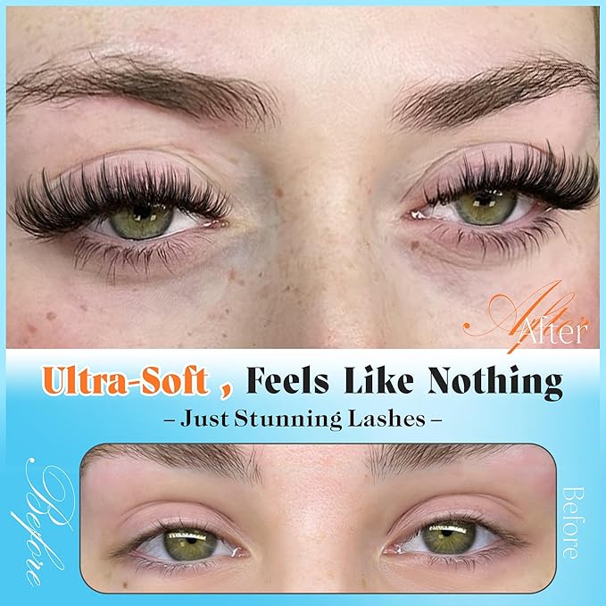 Eyelash Clusters Volume Lash Clusters Manga Spike Individual Lashes D-curly Wispy DIY Lash Extension 10-18MM Cluster Eyelash Extensions by Newcally