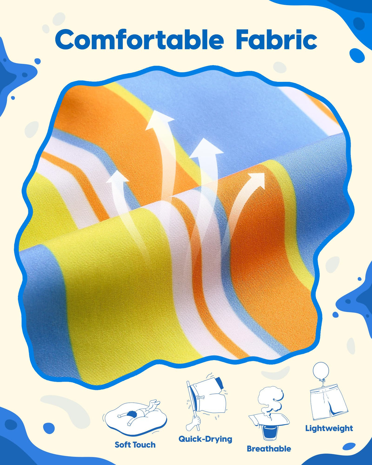 maamgic Boys Swim Trunks Toddler Swim Shorts Little Boys Bathing Suit Swimsuit Toddler Boy Swimwear