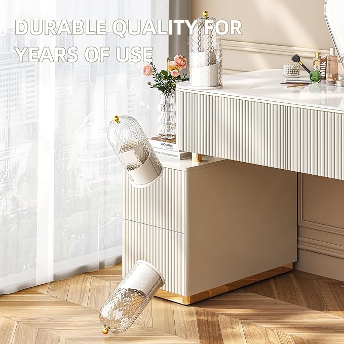 Dustproof Toothbrush Holder with Lid, 360 Rotating Countertop Electric Toothbrush Toothpaste Holders with Cover for Bathroom, 3 Slots Makeup Brush Holder with Lid for Vanity, Clear