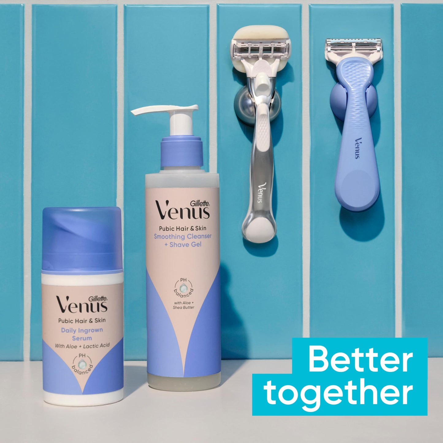 Gillette Venus Intimate Grooming Razors for Women, 6 Razor Blade Refills, Bikini Razors for Women