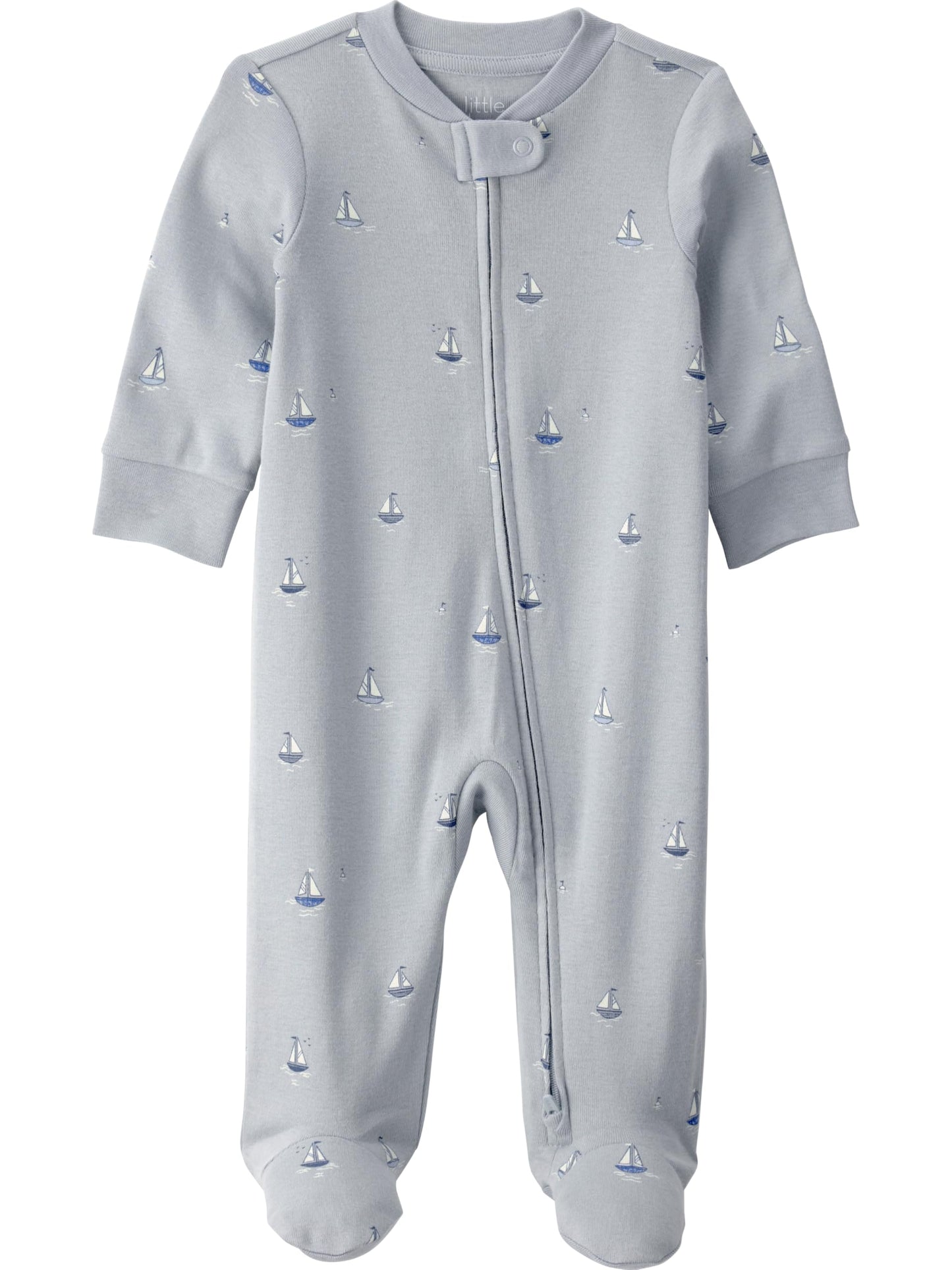 Little Planet by Carter's Neutral Sleep and Play made with Organic Cotton, Sail Away, 9M