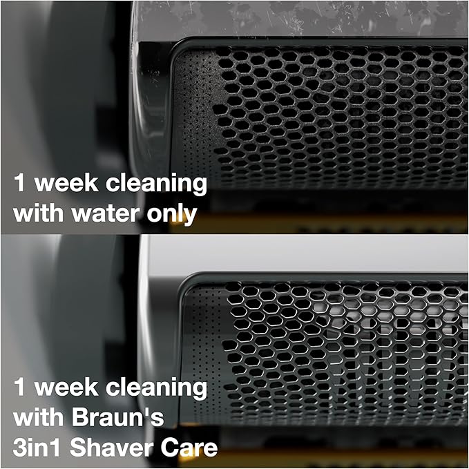 Braun Clean & Renew Refill Cartridges CCR, Replacement Shaver Cleaner Liquid Solution for Clean&Charge System, Pack of 4