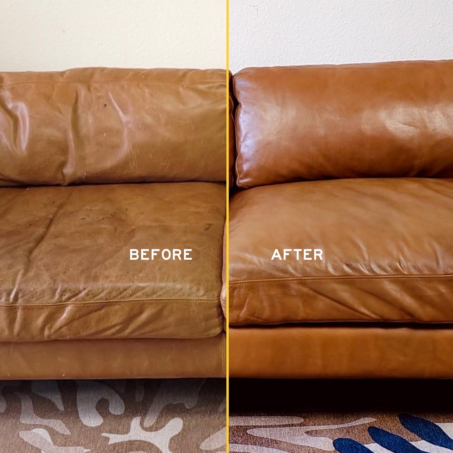 Leather Honey Complete Leather Care Kit: Cleaner, Conditioner, 2 Cloths. Non-Toxic Leather Care Made in the USA Since 1968. Restore Couches, Car Seats & Interior, Jackets, Shoes & Bags. for Any Color