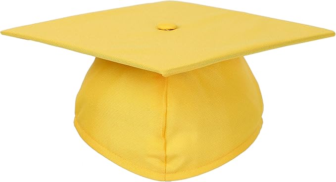Unisex Adult Matte Graduation Cap with Tassel Year Charm