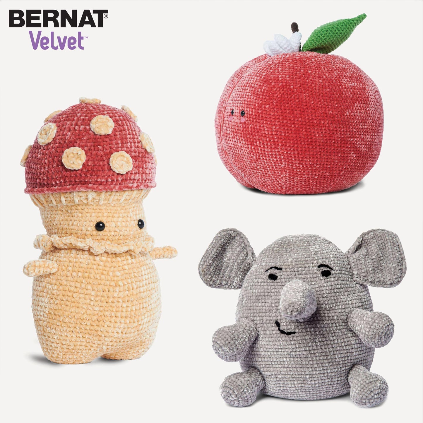 Bernat Velvet Pine Yarn - 2 Pack of 10.5oz/300g - Polyester - #5 Bulky - 315 Yards - Knitting & Crochet