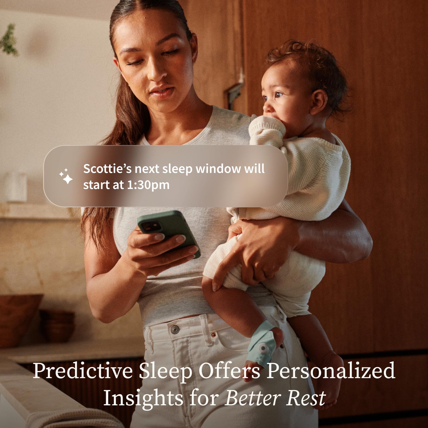 Owlet Dream Sock - Smart Baby Monitor View Heart Rate and Average Oxygen O2 as Sleep Quality Indicators. Wakings, Movement, and Sleep State. Digital Sleep Coach and Sleep Assist Prompts - Mint