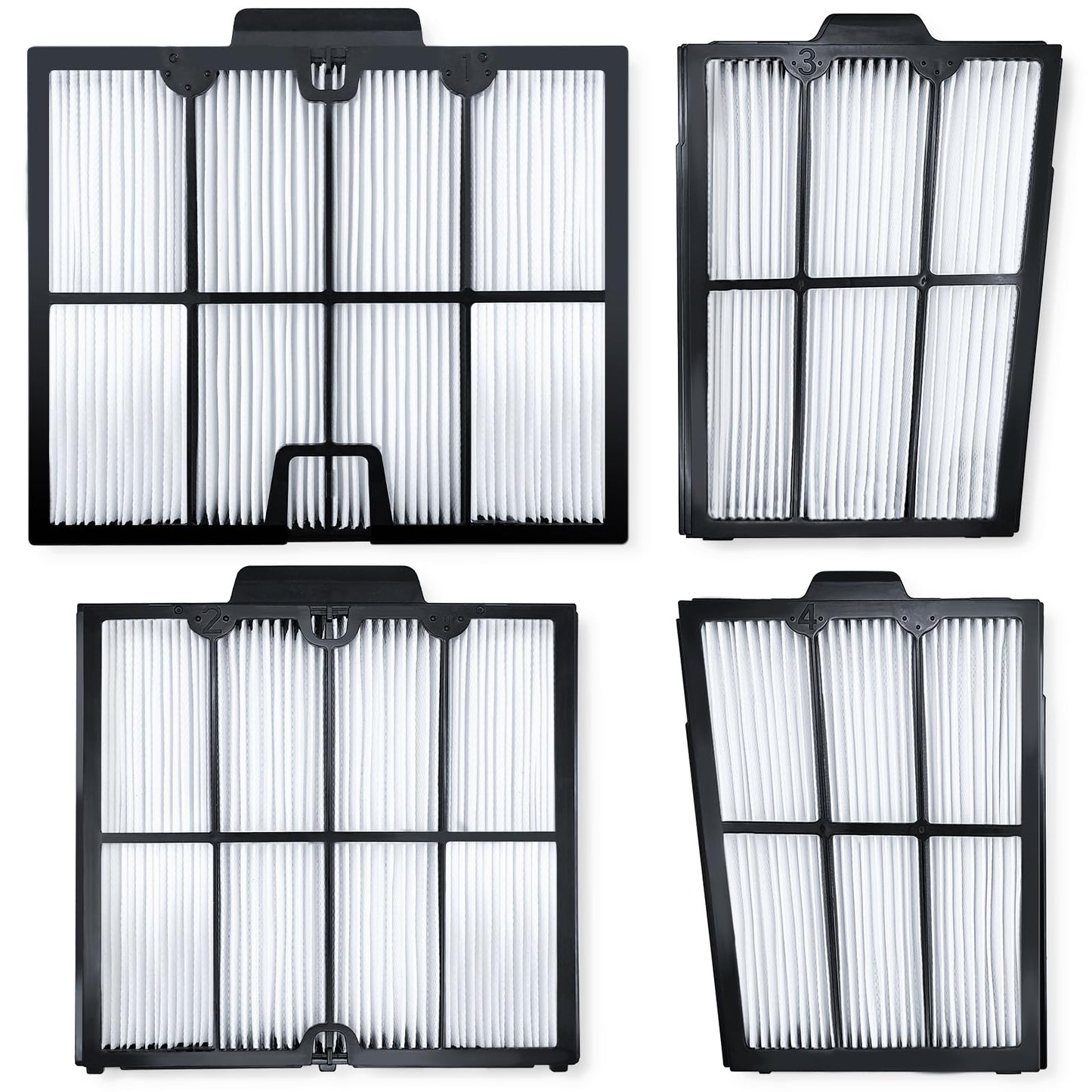 Ultra-Fine Filter Panels Compatible with Dolphin Robotic Pool Cleaners,Replace Part#9991467-R4,Pleated Cartridge Filter Replacement for Dolphin S200,Proteus DX4,Active 20,Active 30,M600,S300i
