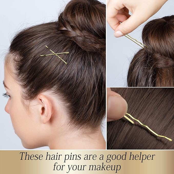 200PCS 2Inches Hair Pins Kit Hair Clips Secure Hold Bobby Pins Hair Clips for Women Girls and Hairdressing Salon With Clear Storage Box(MulticolorÃ¯Â¼Â