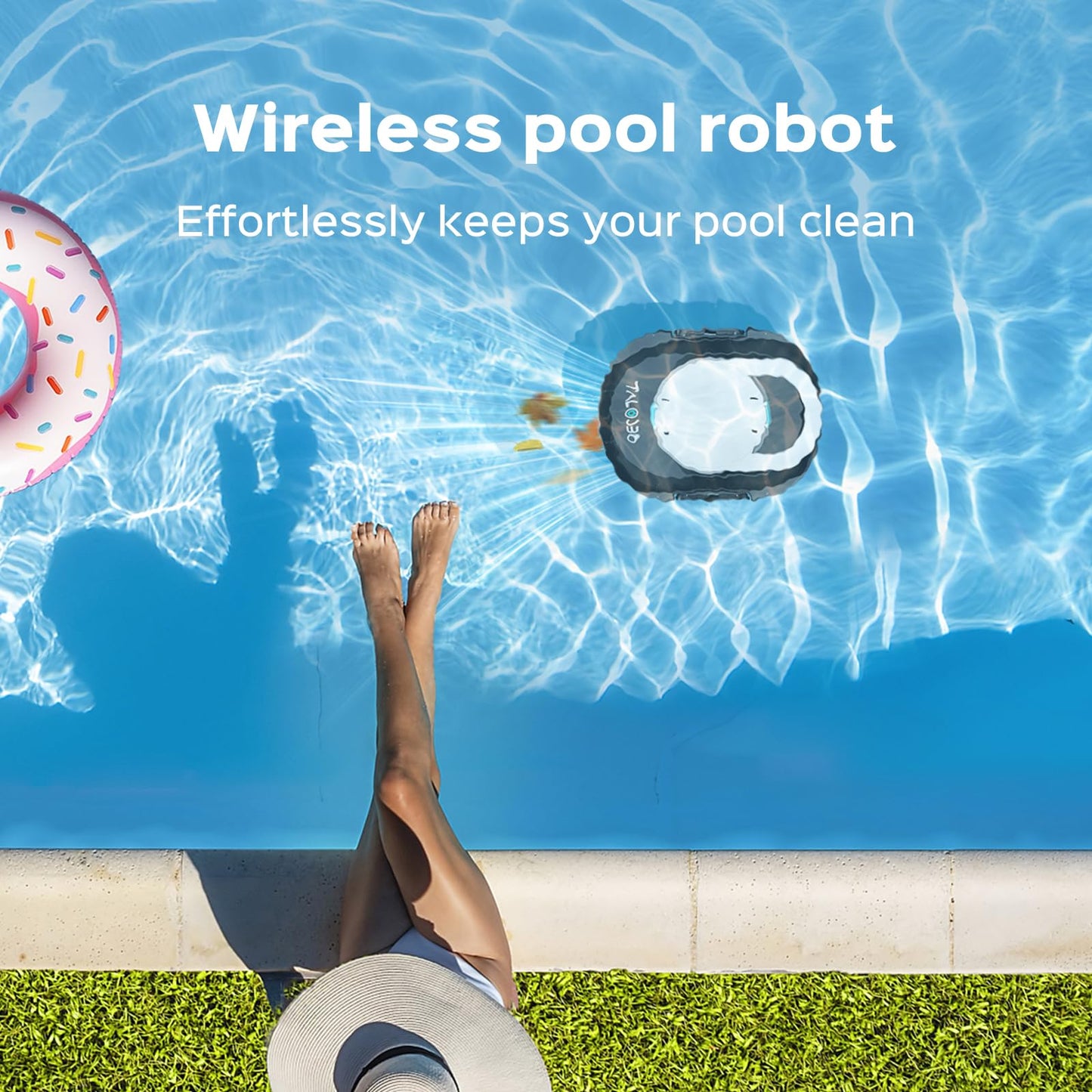 (2026 Upgrade) TALOSBO S1 PRO Robotic Pool Vacuum – Dual-Motor Above-Ground Pool Cleaner, 120 Mins Runtime, Quick Charging, 2.2L Large Filter Basket & Auto-Parking for Easy Retrieval