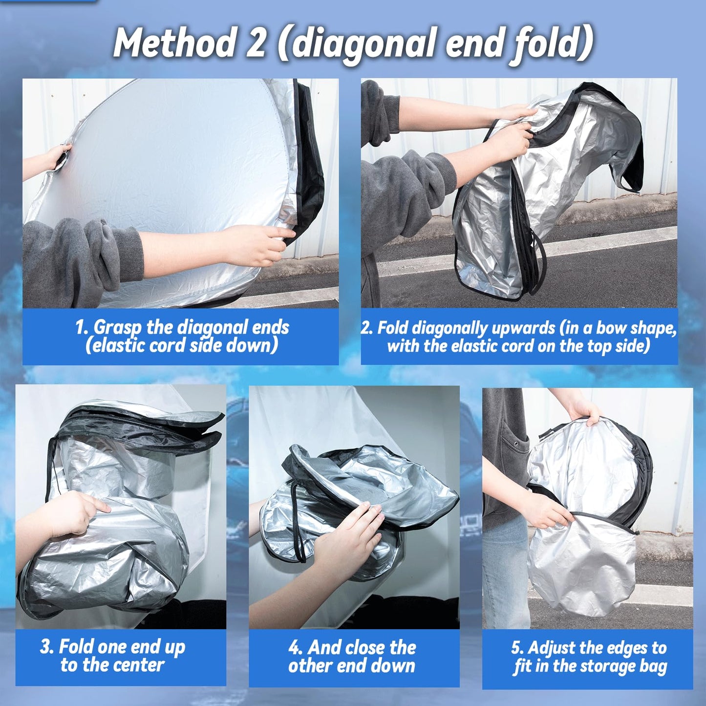 PAIMOHO Windshield Sun Shade for Chevrolet Chevy Malibu 2016-2025, Car Front Window Sunshade with 240T Sun Visor Protector Blocks UV Rays Heat Sun Shield Accessories