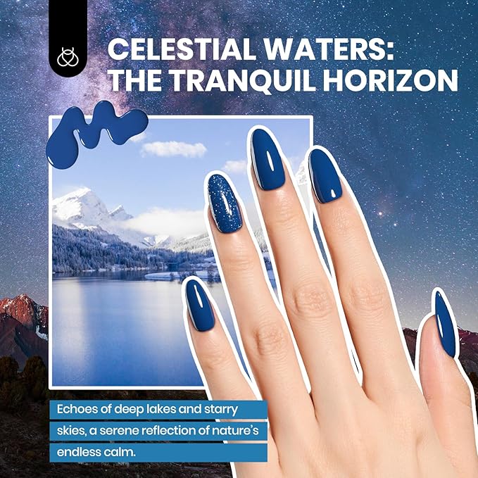 Beetles Gel Nail Kit, Mystic Wonderland Gel Polish Set, 36 Colors Burgundy Brown Orange Red Polish Kit with Base Coat Glossy Matte & Glitter Top Coat Soak Off UV Led Nails Gifts for Women