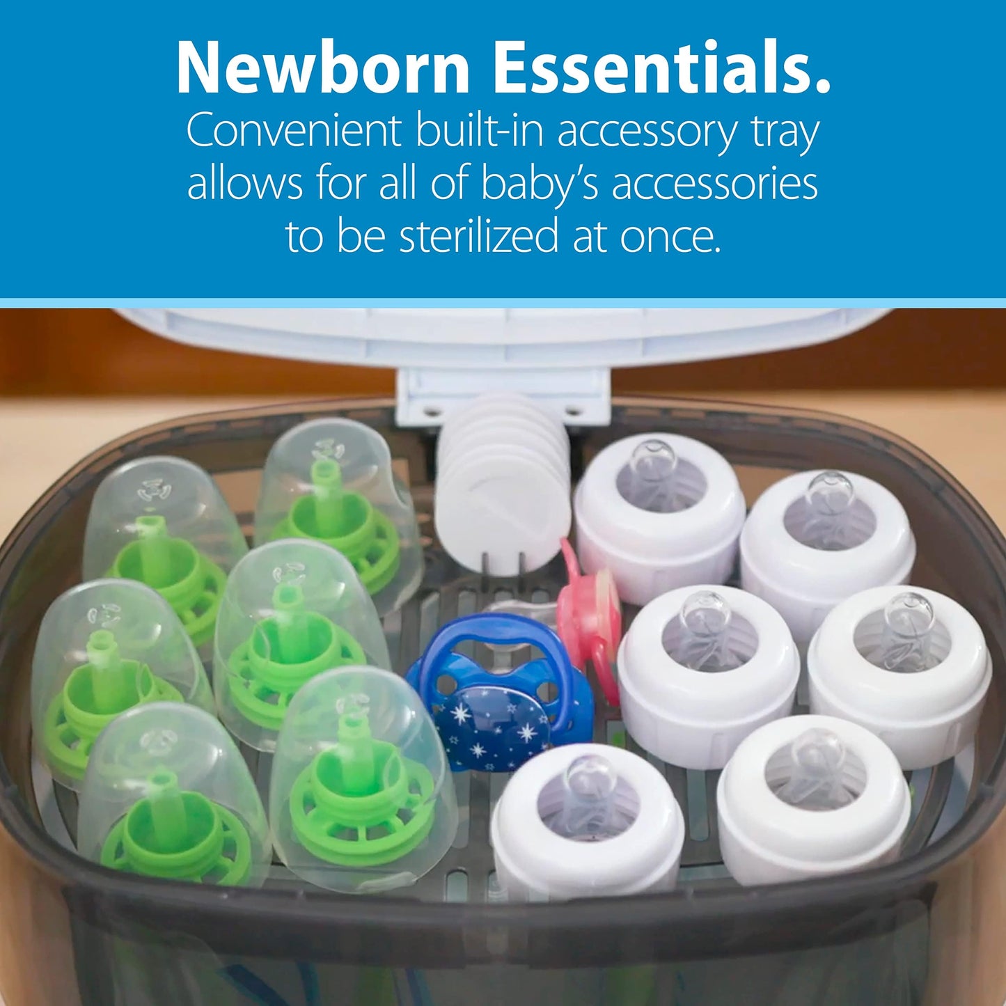 Dr. Brown’s Deluxe Electric Sterilizer for Baby Bottles and Other Baby Essentials