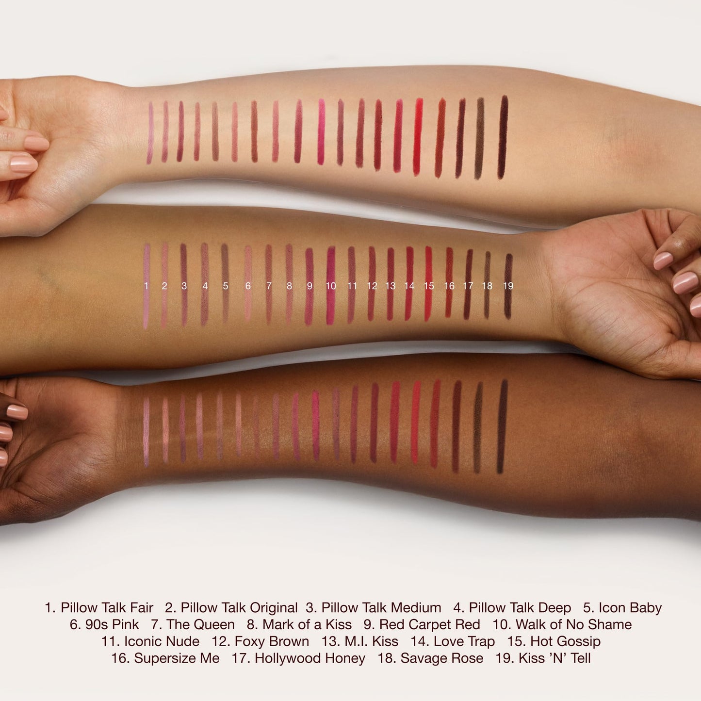 Charlotte Tilbury Lip Cheat Lip Liner Pencil - Gives Lips a Fuller-Looking, Defined Pout - Enriched with Jojoba Oil & Hyaluronic Acid - Waterproof, Smudge-Proof & Transfer-Proof - Pillow Talk