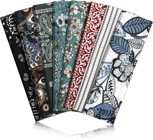 8PCS Summer-Exclusive Non Slip Sports Elastic Soft Running Fashion Headbands Absorb Sweat for Women & Men Working Out, Travel