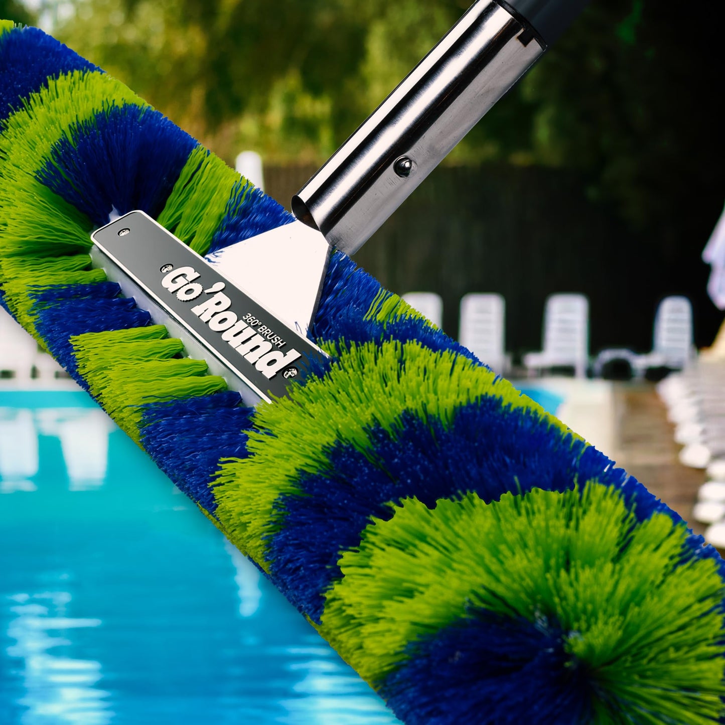 GoRound 360 Pro Pool Brush 24 inches