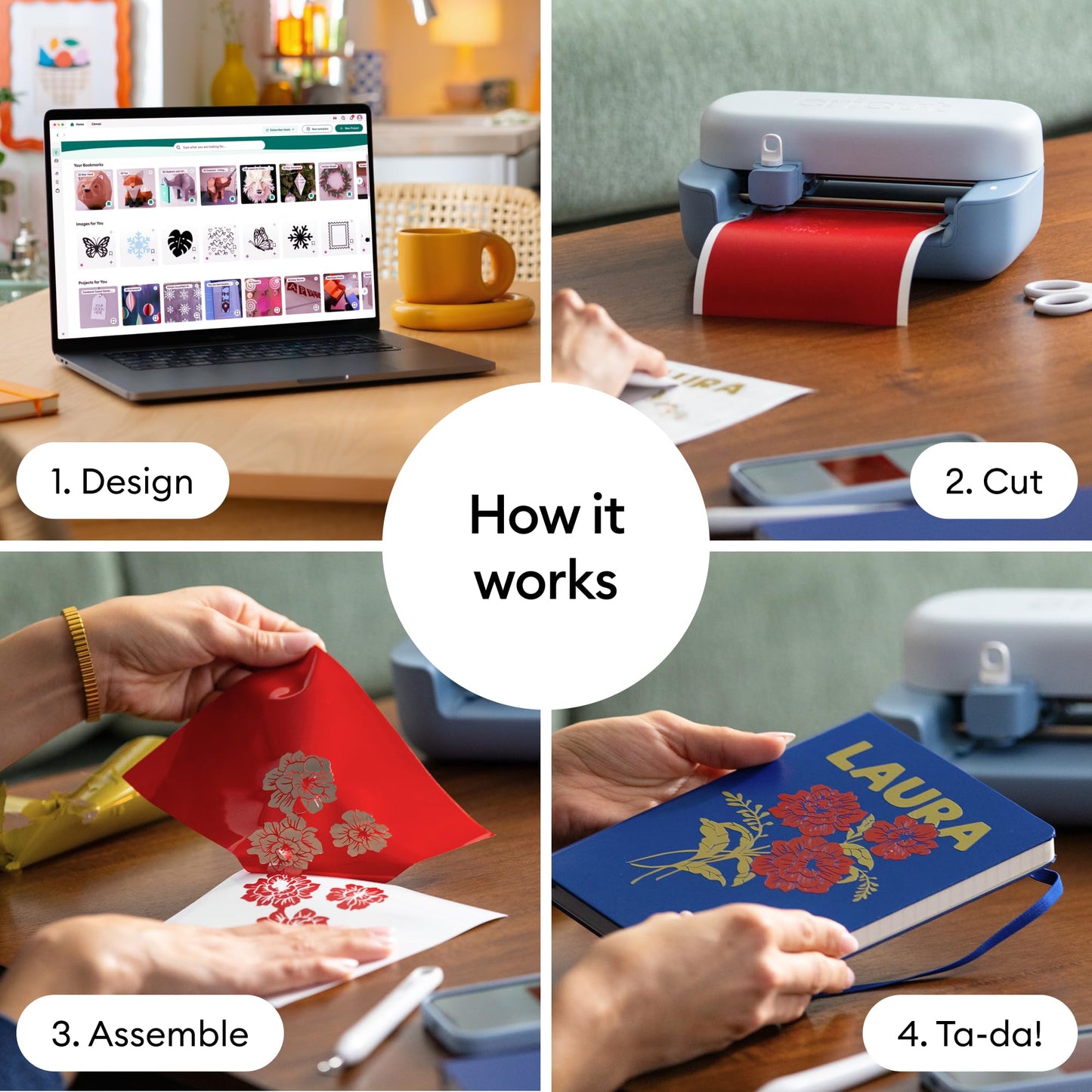 Cricut Joy™ 2 Ultimate Bundle, Coral - Ultra-Compact Cutting Machine - Perfect for Making Cards, Stickers, Labels, Decals, & More - Portable - Includes Enough Supplies for Up to 75 Projects