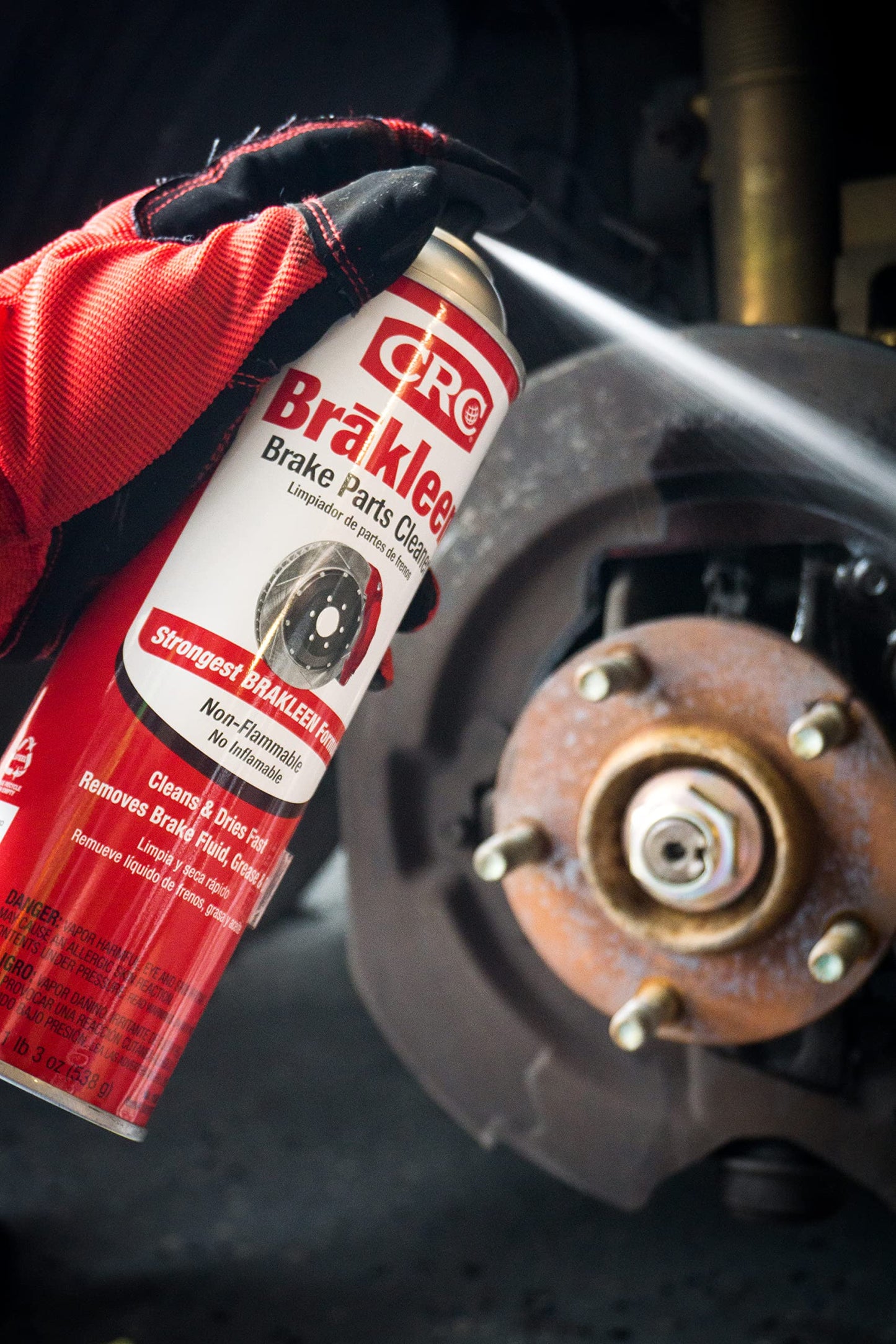 CRC Brakleen 1003706 Brake Cleaner Spray Non-Flammable, 19 oz, [12 Pack]