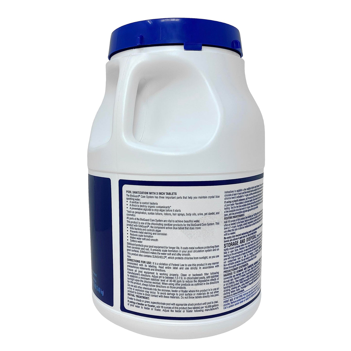 BioGuard SilkGuard Complete 3” Chlorinating Tablets, 7.5 lb, Chlorine Tablets for Sanitizing Swimming Pools