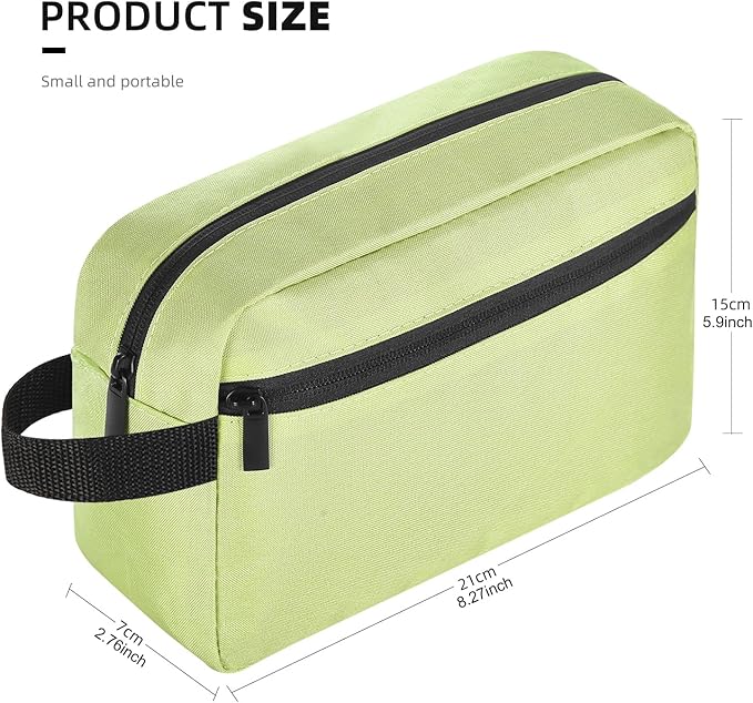 Travel Toiletry bag Toiletry bag for women men Hanging Cosmetic bag Travel accessories for Women Men (Grass green)