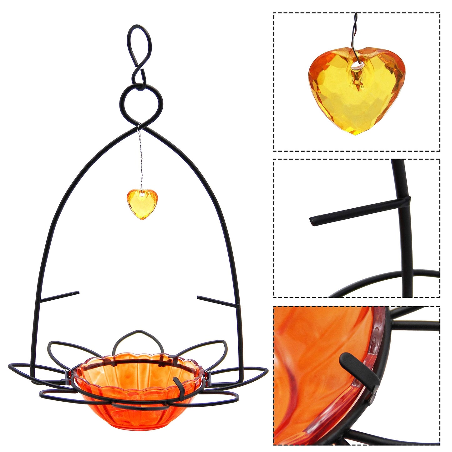 FORUP Oriole Bird Feeder, Orange Fruit Oriole Feeder