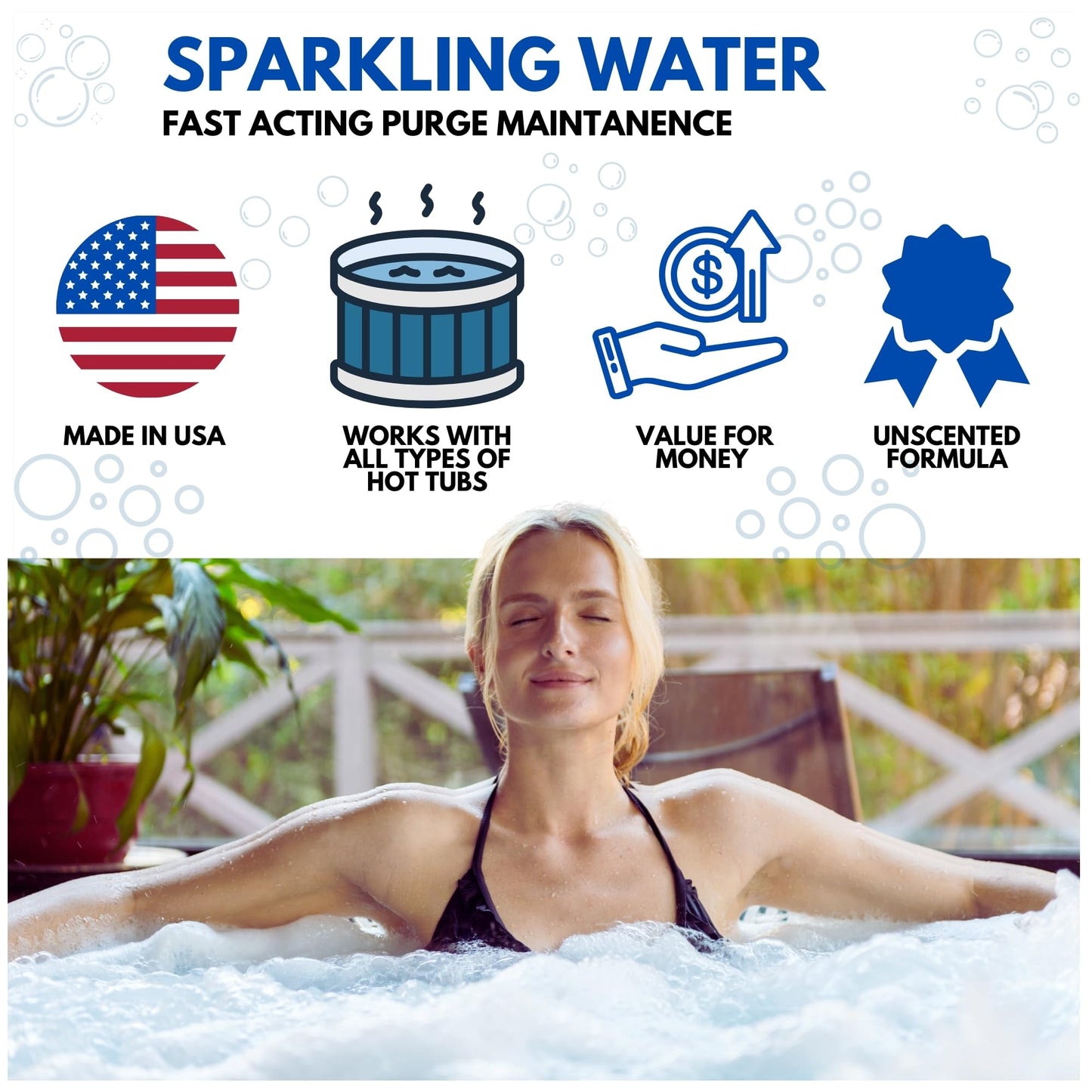 Ahh-Some Hot Tub Purge Cleaner & Jet Line Cleaner, Super Effective Cleaning for All Hot Tubs and Swim Spas, Removes Gunk & Grime from Deep Plumbing Systems, 4 oz Tube (8 Purges), Made in USA