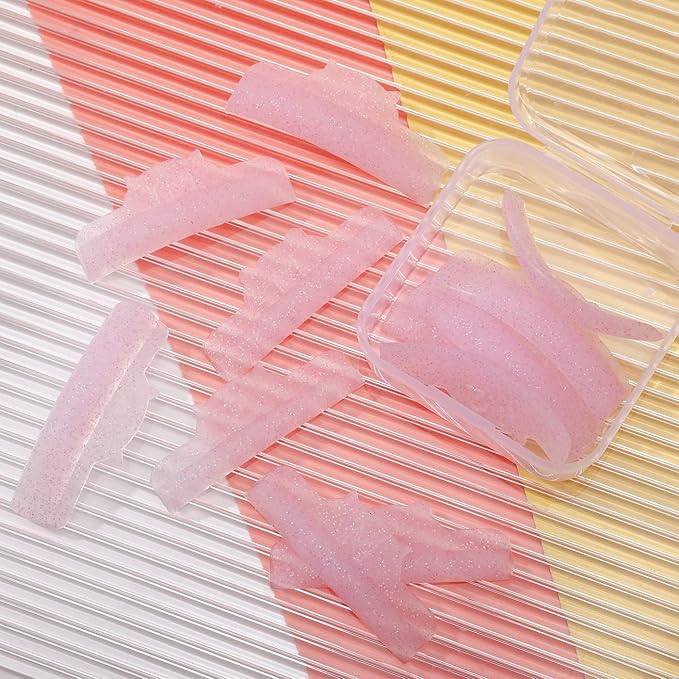 Eyelash Lift Pads Eyelash Makeup Pads for Lash Lamination Supplies Curler Eyelash Perm Rods 5 Size Salon Eyelash Tools (Pink U curl pad)