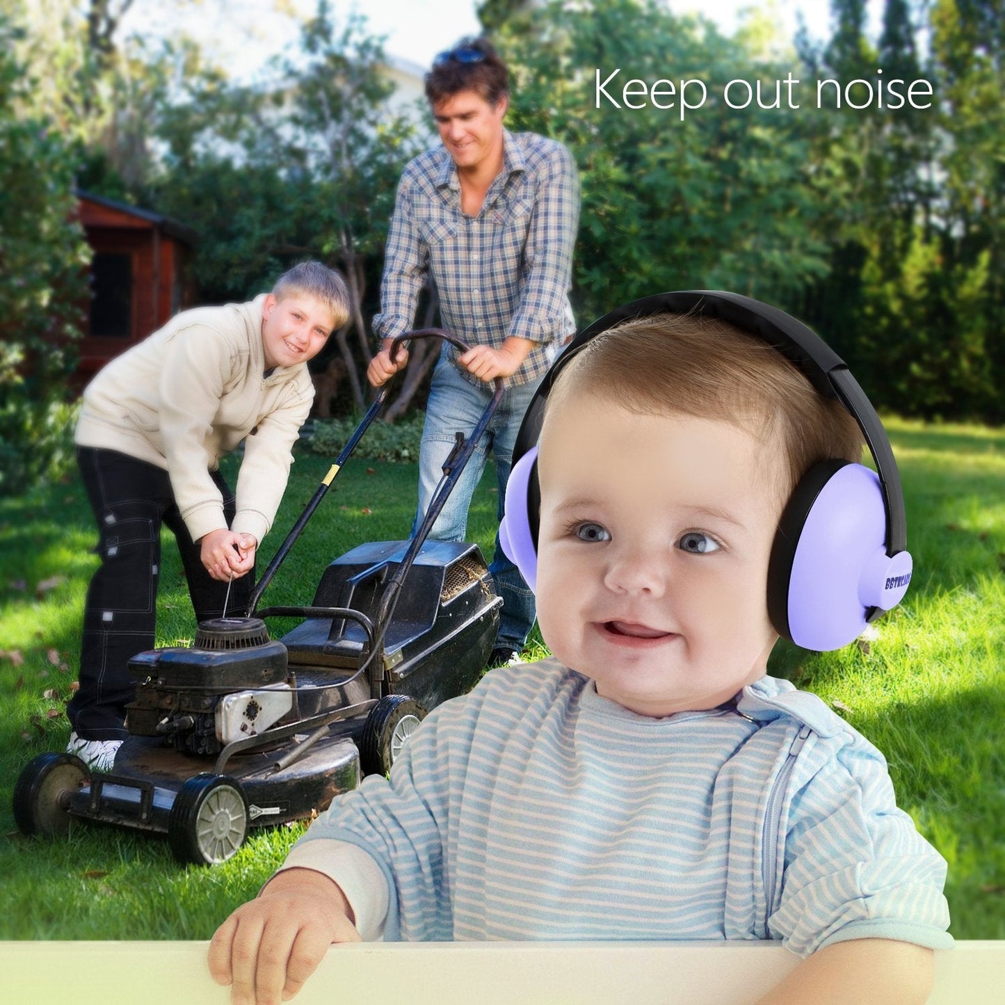 BBTKCARE Baby Ear Protection Noise Cancelling Headphones for Babies for 3 Months to 3 Years
