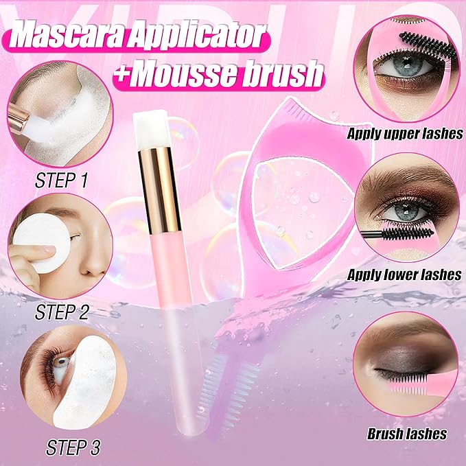 YIDUO 6 Styles Lash Clusters Kit Bulk Packs Eyelash Extensions Volume/Manga/ultra/Dramatic with pikes Bottom Lashes Clusters Kit 5-20mm Wispy Individual Fake Eyelashes Kit DIY at Home Easily