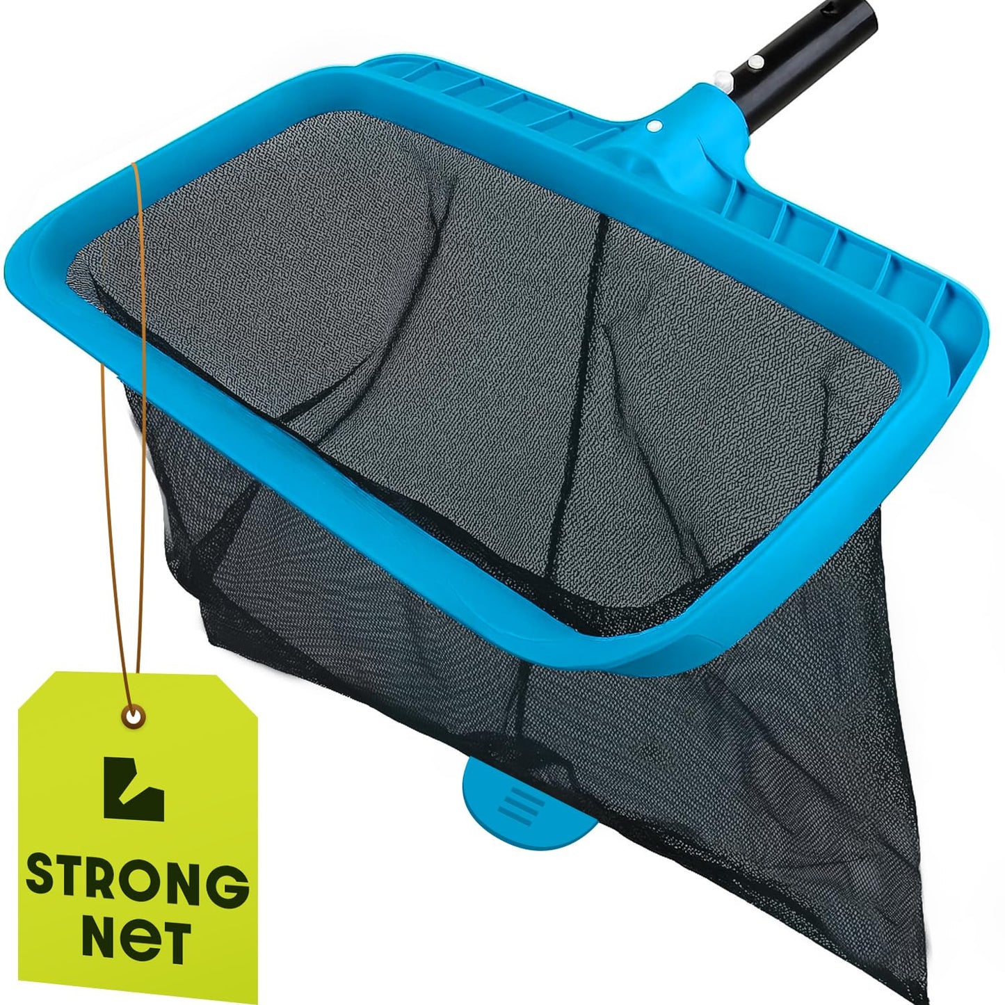 Lime Ultra-Durable Pool Skimmer Net – Deep Fine Mesh for Efficient Leaf & Debris Cleaning, Fits Standard Pool Poles (Net Only, No Pole)