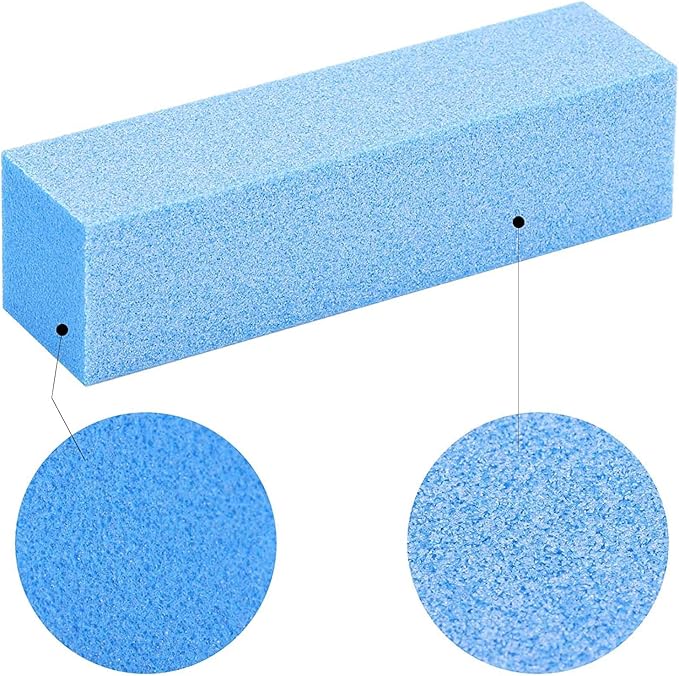 20 Pack Nail Buffers Blocks Sanding Buffing Nail Files Pedicure Manicure Tool 60/100 Grit (Blue)