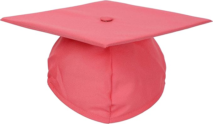 Unisex Adult Matte Graduation Cap with Tassel Year Charm