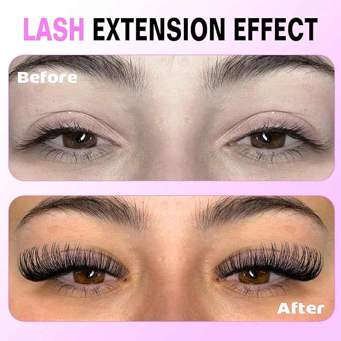 Pawotence Lash Clusters Natural 30D Cluster Eyelash Extensions 8-15mm Individual Lashes Cluster Wispy 280pcs Eyelash Clusters Lash Extension for Self Application (30D, 0.07D, 8-15mm)
