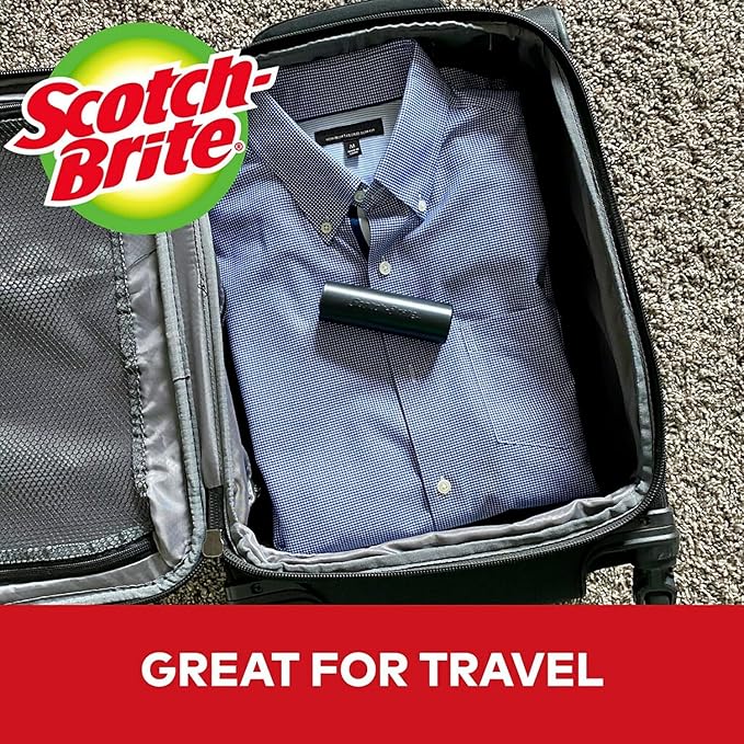Scotch-Brite Mini Travel Lint Roller, Works Great On Pet Hair, 30 Sheets